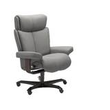 Stressless Magic Office Chair, Grey Leather | Barker & Stonehouse