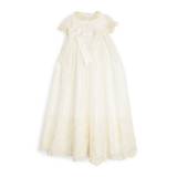 Patachou Frill-Trim Christening Gown (1-6 Months) - beige