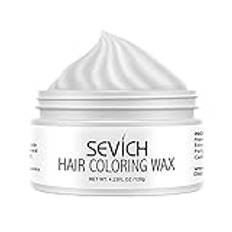 120g Color Hair Wax Styling Pomade Silver Grandma Gray Disposable Natural Hair Dye Cream Y6O2 Strong For Women Men Hair Gel