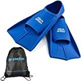 Aqua-Speed FUSION Long swim fins for adults and children + ULTRAPOWER #SWIM | training fins | swim | diving | blue/11 | Size:43/44