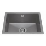 Cda KMG24GR is a single bowl composite sink in graphite