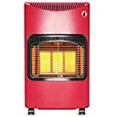 VIISAN 4200W Portable Gas Cabinet Heater, Mini Calor Gas Heater Red Free Standing Heating Cabinet Butane Gas Heater 3 Heat Settings