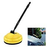 Rotary Brush for Karcher, Long Handle Pressure Washer Brush Patio Cleaner Brush Attachment Surface Patio Cleaner for Pathway Driveway Paving Flat Areas