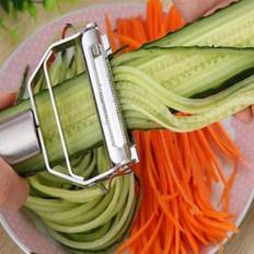 SHEIN Piece Stainless Steel Paring Peeler Kitchen Potato And Vegetable Slicer Easy To Peel And Slice Fruits And Vegetables