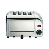 Dualit Classic 4 Slice NewGen Stainless Steel Toaster, White - Hand Built  in the UK, Replaceable ProHeat® Elements – Slot Selector, Defrost Bread
