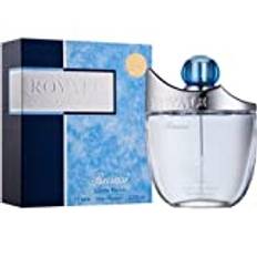 Royale Blue for Men EDP - Eau De Parfum 75 ML (2.5 oz) | Attractive Pour Homme Spray | Melon with Strong Masculine Woody Notes | Signature Dubai Perfumery | by RASASI