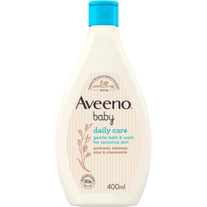 Aveeno baby bath and hydrated wash gentle daily moisture for dry skin - 400ml