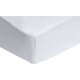 Easycare Single Bed Fitted Sheet - 90cm x 200cm - White - White Sheet