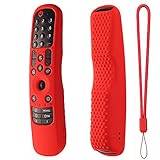 Silicone Remote Cover Compatitive with LG Magic Remote Control AN-MR21GA MR22GA MR23GN, Silicone Case for LG Smart TV Remote with Lanyard (Red)