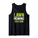 Lawn Mowing Mode Mowing Landscaper Grass Cutting Gardener Tank Top