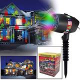 Christmas lights projector outdoor snowflake rotating light projector (uk)