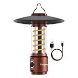 ulapithi Camping Lights For Tent - 18650-2200mAh Rechargeable Camping Lantern - 400LM Metal Lantern Decorative Lantern For Indoor Outdoor Camping Usage Decor