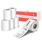 6-Pack Phomemo M120/M110 Printer Labels 6 Rolls of 50x80mm Self-Adhesive Direct Thermal Labels, Thermal Printer Label Paper for Phomemo M110/M120/M220/M200 Label Maker for Barcode, Address, Clothing