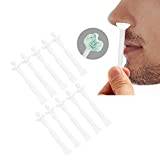 Nose Hair Removal Wax Sticks, 50pcs/set 2-In-1 Face Hair Removal Wax Sticks Hair Removal Applicator Sticks Spatulas for Nose