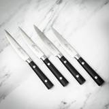 Sabatier International Leonys Steak Knife Set x 4  - can be Engraved or Personalised - Black