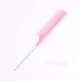 Hair Brush Women 1PC Pointed Tail Comb Anti-static Hair Dye Brush, Hairdresser Comb Salon, Hairdresser Accessories Hairbrush (Color : B-Pearl Pink)