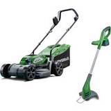 Powerbase 20V Cordless Lawn Mower & Trimmer Twin Pack - 25cm