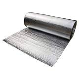 Insulation Foil Radiator Insulation Foil Reflective Insulation Roll, Double Aluminium Bubble Foil Insulation Film, Radiant Barrier, Multifunctional Sun Protection Film for Roof Floor Wall(Size:1x30m)