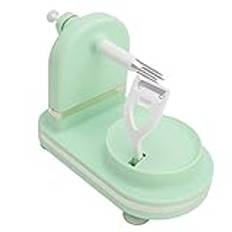 Kitchen Tools, Function PP Stainless Steel Hand Crank Apple Peeler for Kitchen Home Fruit Peel Machine Multi for Kitchen Home (Light Green)