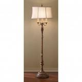 Elstead Feiss Gibson 4 Light Floor Lamp with a Cambridge Crackle Finish