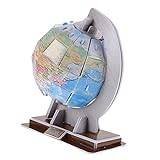 Abaodam 1 Set Aerospace 3d Puzzle Brain Teaser Toy Puzzle Astronomy Planets Map Puzzle 3d Jigsaw Puzzle Ball Earth Globe Model Kit Globe 3d Puzzle Paper Suite Toddler Three-dimensional