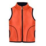 Boys Dressy Winter Coats Toddler Kids Baby Girls Boys Winter Warm Thick Cotton Sleeveless Patchwork Vest Clothes 2t Coats for Boys Orange