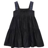 Fendi Baby Girls Plain Denim Dress Navy - 24/30M / BLACK