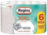 Regina XXL Kitchen Roll 600 Extra Large Sheets 8 Rolls 
