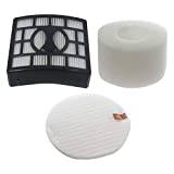SPARES2GO HEPA Filter Kit compatible with Shark NV800UK NV801UK NZ801UK DuoClean Lift-Away Anti Hair Wrap Vacuum Cleaner