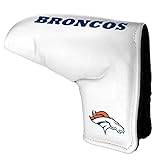 Team Golf NFL Denver Broncos Printed Team Golf NFL Tour Blade Putter Cover (White), Fits Most Blade Putters, Scotty Cameron, Taylormade, Odyssey, Titleist, Ping, Callaway