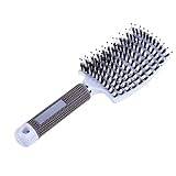 BbteK Combing Brush for Men and Women Hairbrush Women Wet Comb Hair Brush Professional Hair Brush Massage Comb Brush for Hair Hairdresser Hairdressing Tools Barber Comb Comb for Curly Hair (Color : Pi