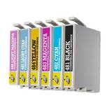 Epson Compatible - T0487 Six Ink Cartridge Set - Contains T0481 / T0482 / T0483 / T0484 / T0485 / T0486 - Seahorse