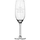 Go Find A Gift Personalised Engraved Glass Champagne Flute