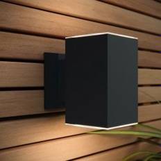 Suri 365 Oxford Solar LED Outdoor Up & Down Wall Light In Anthracite Grey Finish