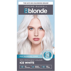 Bblonde ice white post blonding toner - semi permanent hair dye kit for pre ligh