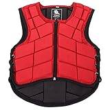 Kids Equestrian Vest Foam Padded Safety Horse Riding Protective Gear Body Protector Red (CL)