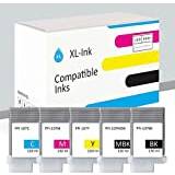 XL-Ink Compatible with set of 5 Canon PFI 107 (MBK/BK/C/M/Y)