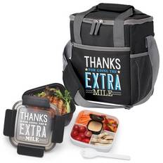 Thanks for Going the Extra Mile Riverside Lunch/Cooler Bag & Locking Food Container Gift Set