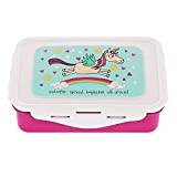 Tyrrell Katz Unicorns Children’s Lunch Box · Cute Unicorn Illustrations · Easy Open/Close Clips · Freezer & Dishwasher Safe