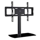 Mountright Universal TV Stand for 37"- 60" inch TVs - Table Top TV Stand Height Adjustable - Pedestal Base and Cable Management for LCD/LED/Plasma Flat Screen VESA TVs UK