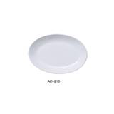 Yanco AC-810 10 x 7 in. Abco Deep Porcelain Coupe Platter, Super White - Pack of 24