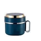 YYUFTTG Lunch Box 1000ML Stainless Steel Lunch Box Drinking Cup Food Thermal Jar Insulated Soup Thermos Food Container Lunchbox (Color : Blue)