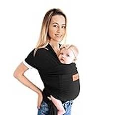 Max&So Baby Wrap Carrier Baby Carrier Newborn to Toddler Premium Cotton Baby Sling Baby Carrier Wrap Infant Carrier Baby Holder One Size Fits All Baby Wearing Wrap Front Pocket by