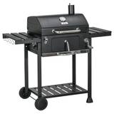 Outsunny 120cm W Portable Charcoal BBQ