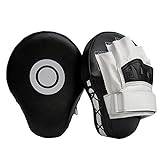 Persistence Boxing Leather Punch Focus Mitts,Target Training Hand Pads for Karate, Muay Thai Kick, Sparring, Dojo, Martial Arts