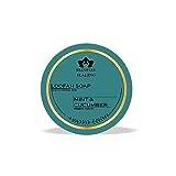 Blessfull Healing Organic Mint & Cucumber Luxury Handmade Loofah Natural Soap Bars (125 Gram / 4.4 OZ) (Pack Of 1)