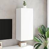 Natulvd Small Wall Bathroom Cabinet, 90x40cm Wall Cabinet with Door, Bedroom/Bedside Cabinet Wall Mounted, Modern Kitchen Wall Storage Cabinets (White)
