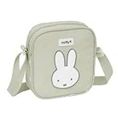 Safta MIFFY NIEBLA – Small Messenger Bag, Children's Shoulder Bag, Ideal for Children from 5 to 14 Years, Comfortable and Versatile, Quality and Resistance, 16 x 4 x 18 cm, Stone Grey, Grey Stone,
