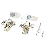 sparefixd Integrated Cupboard Door Hinge Mounting Set for Bosch Washing Machine