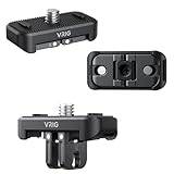 3-in-1 Quick Release Adapter for Insta360 X4 with DJI-AC and 1/4" Screw Port 3-in-1 interface Quick Release Mount,Camera Mounting Adapter Convert